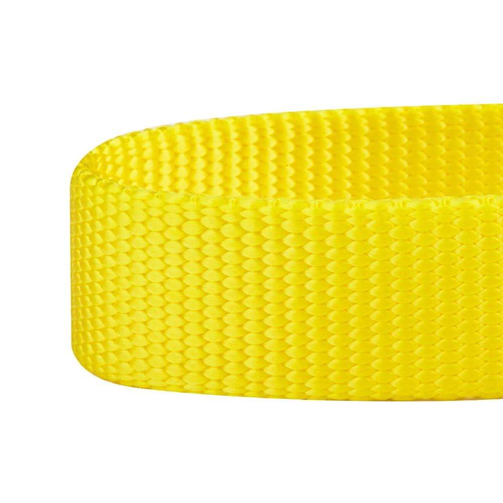 Nylon Personalized Martingale Safety Training Dog Collar Yellow for Puppy Boy Girl Dog